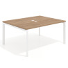 mesa co working 120x126 naturale delta open 1