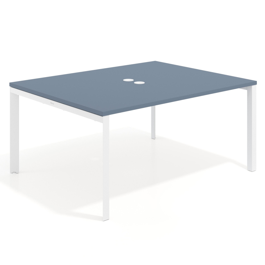 mesa co working 120x126 azul talco delta open 1