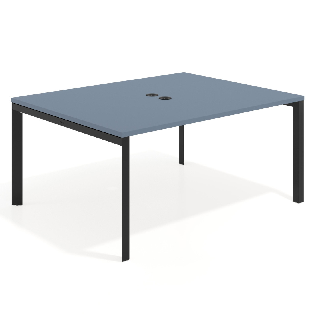 mesa co working 120x126 azul talco delta open 1