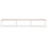 Mesa de oficina  multipuesto Delta Open triple, fondo 126cm, estructura blanca