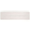 Mesa de oficina  multipuesto Delta Open triple, fondo 126cm, estructura blanca