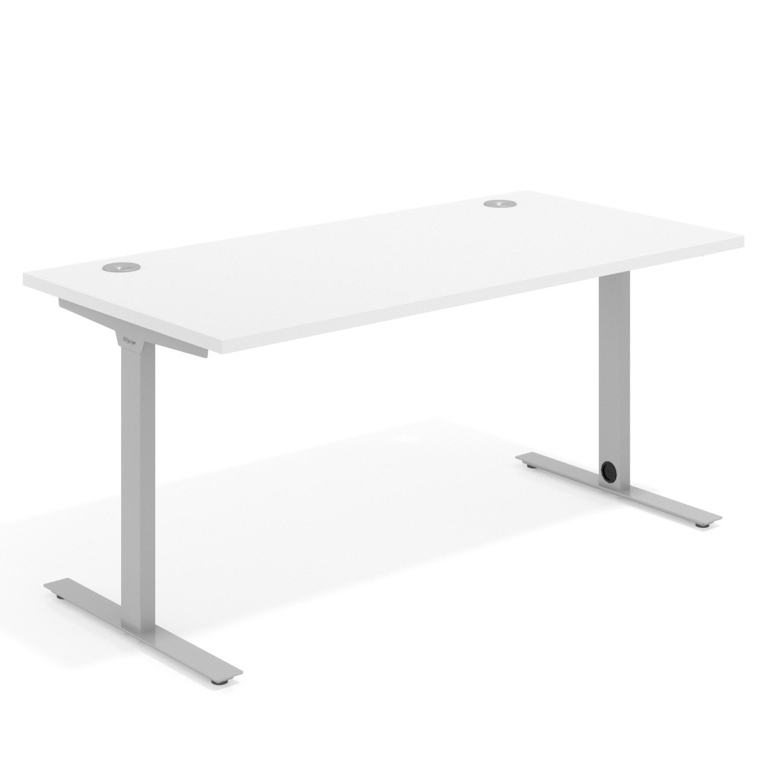 mesa de escritorio 120x80 blanco mate task mesa fondo 80cm 1