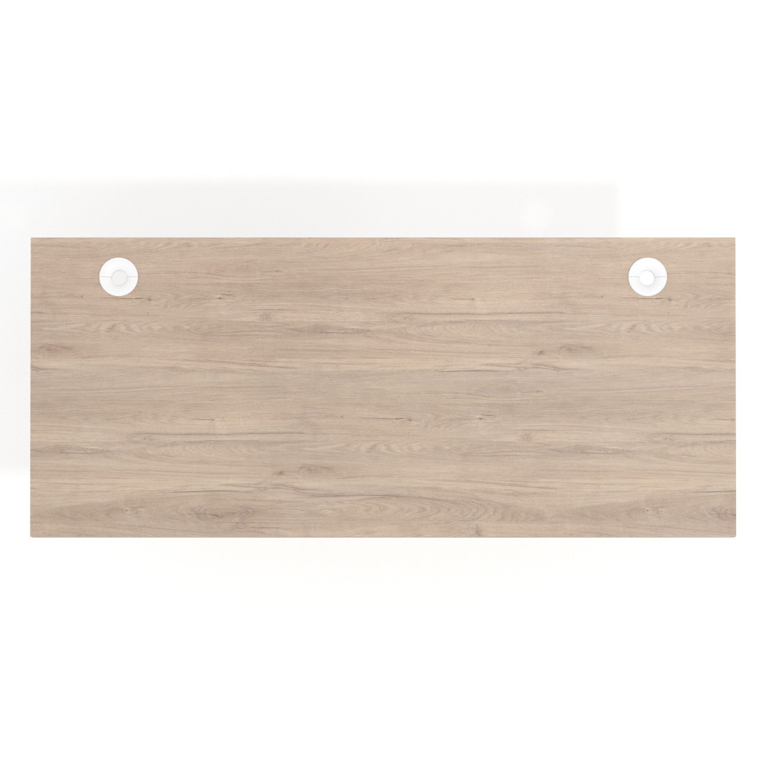 Mesa de Escritorio Task, pata en T, fondo 68cm, estructura blanca