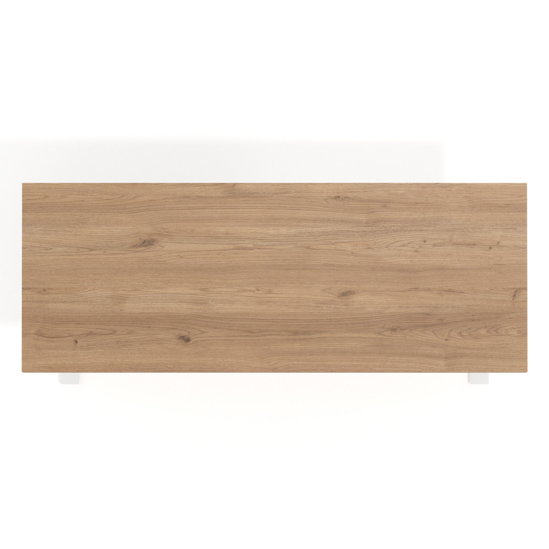 Mesa de Escritorio Task, pata en T, fondo 60cm, estructura blanca