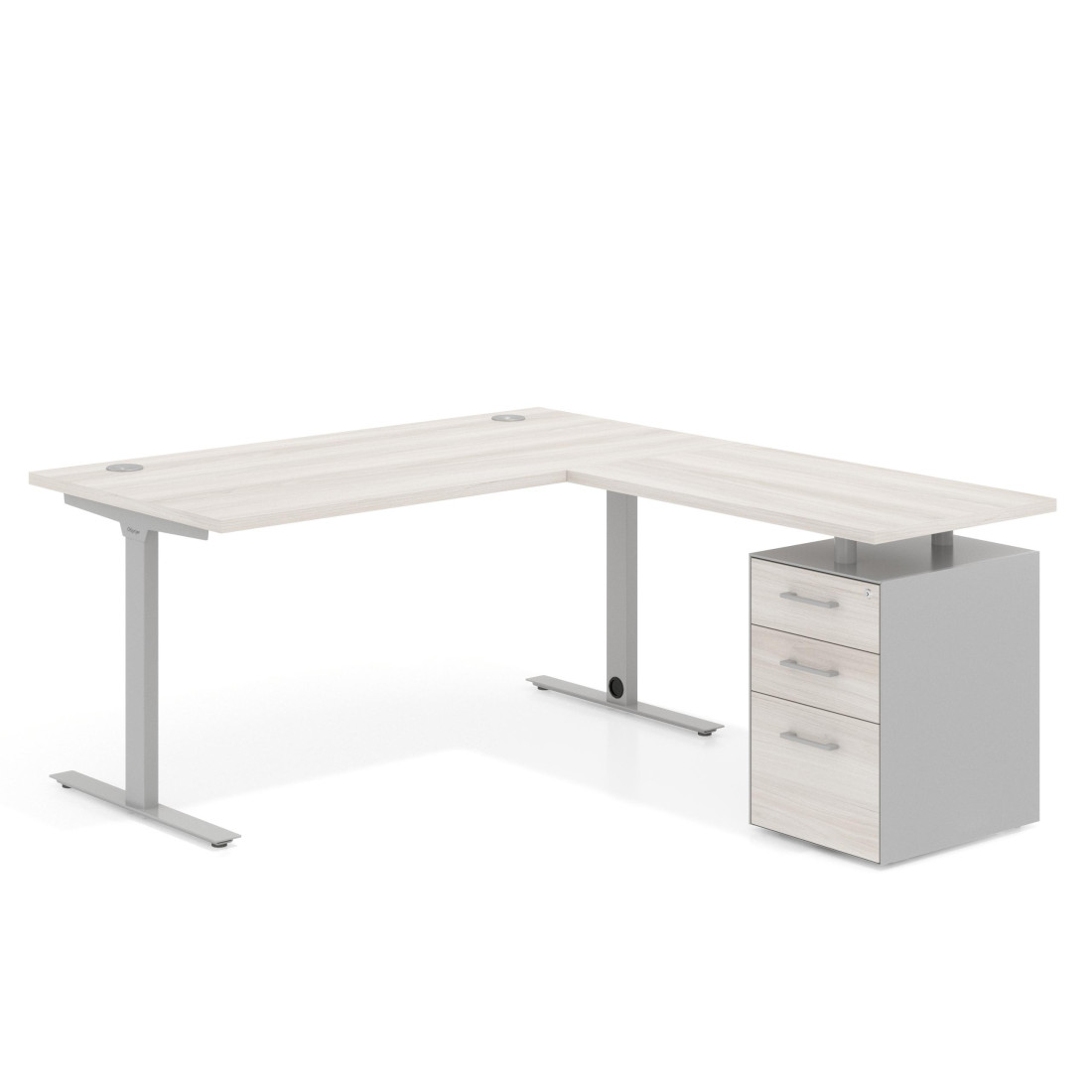 mesa en l 120x180 california task mesa con ala pedestal melamina 1