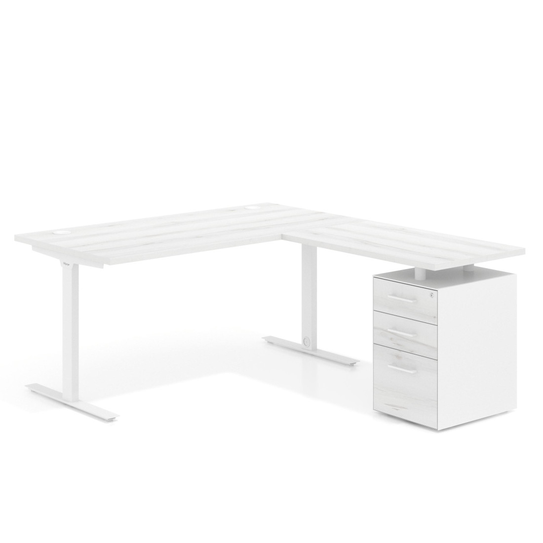 mesa en l 120x180 albo task mesa con ala pedestal melamina 1