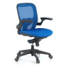 Silla ergonómica Gioconda, soporte lumbar, red - AZUL