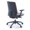 silla giratoria gris wind tapizada tejido tela 6