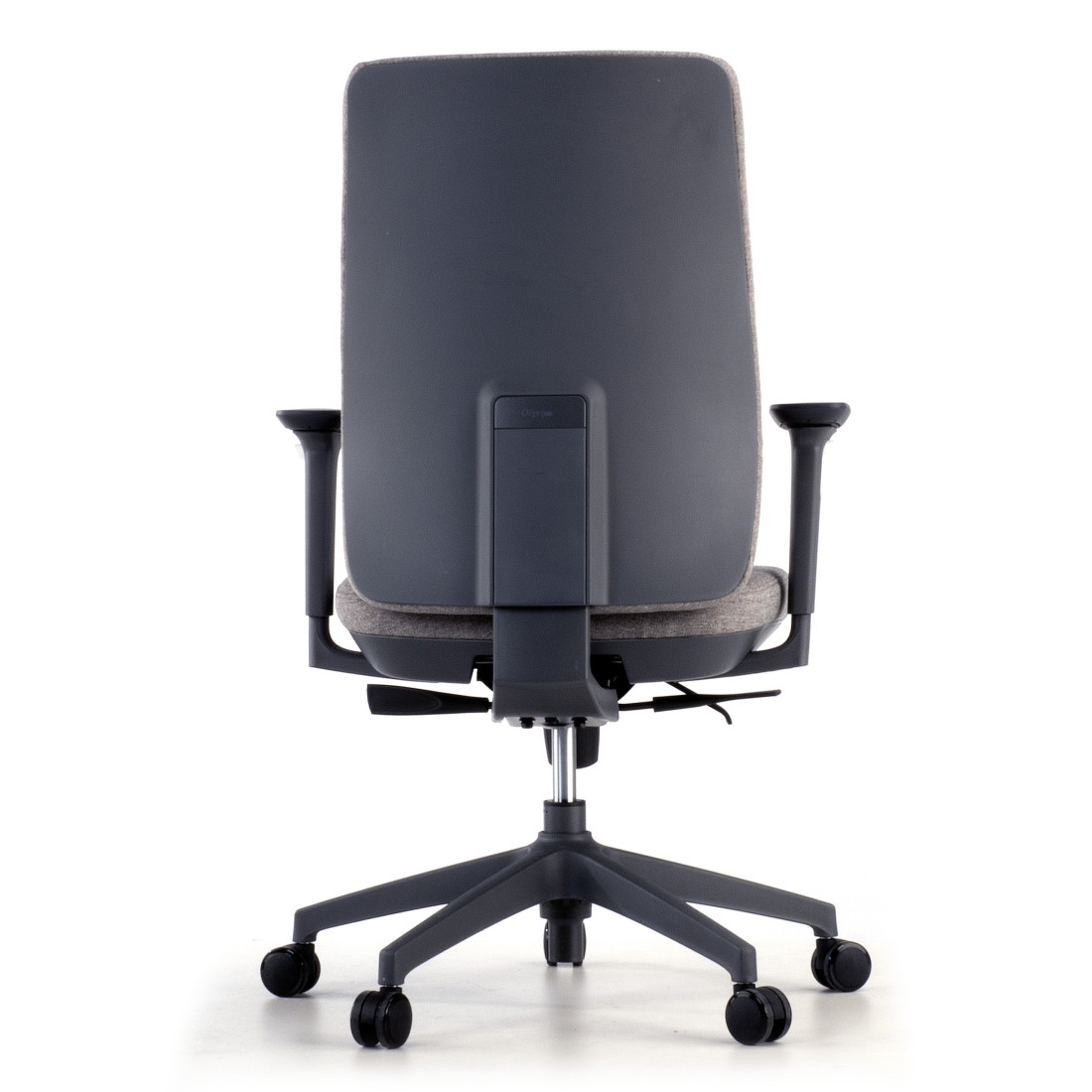 silla giratoria gris wind tapizada tejido tela 5