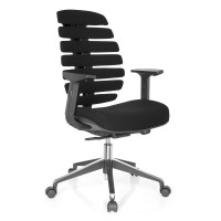 Silla de oficina ergonómica Spine - negro