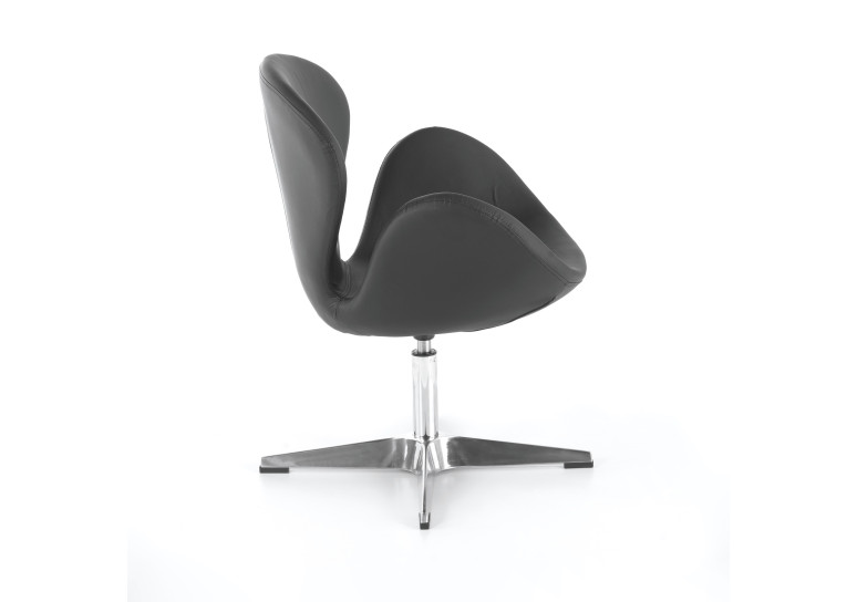 sillon para sala de espera negro club piel sintetica 6