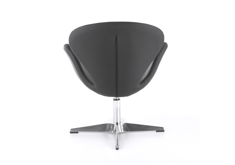 sillon para sala de espera negro club piel sintetica 8