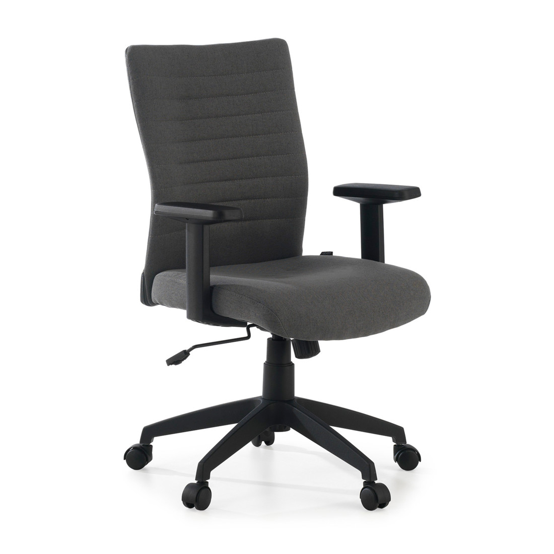 silla giratoria gris parma tela 1