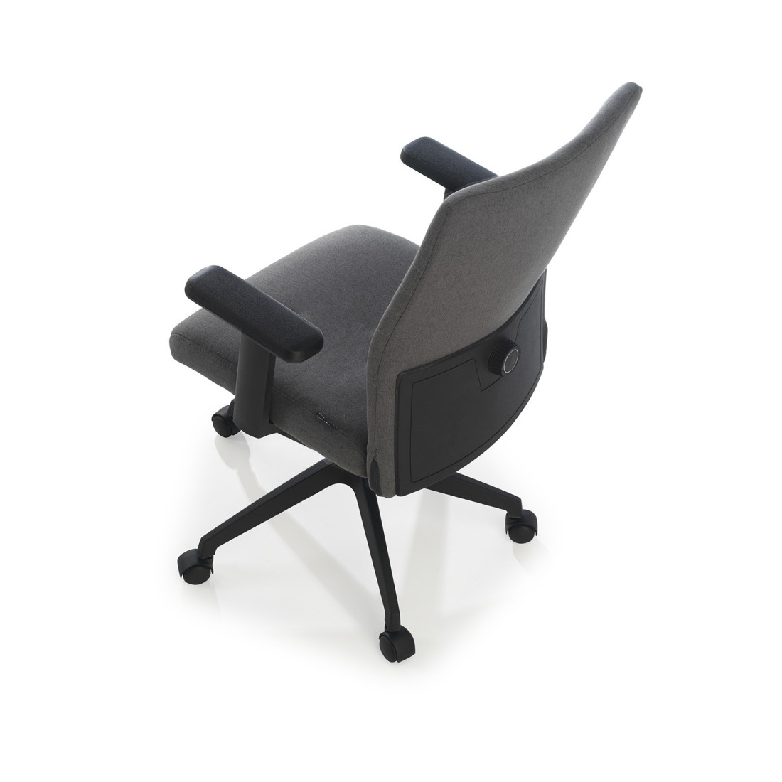 silla giratoria gris parma tela 5