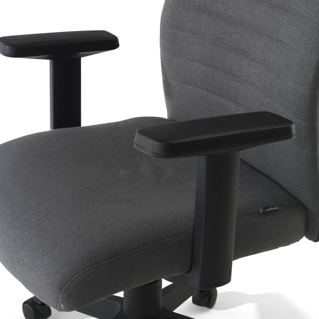 silla giratoria gris parma tela 8