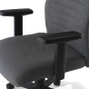 silla giratoria gris parma tela 8